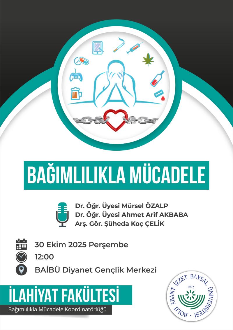 Bağımlılıkla Mücadele Programı afişi