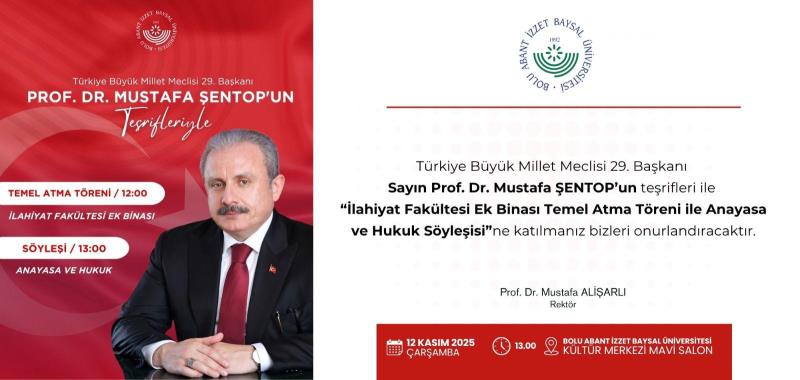 Temel Atma Töreni ve Söyleşi afişi