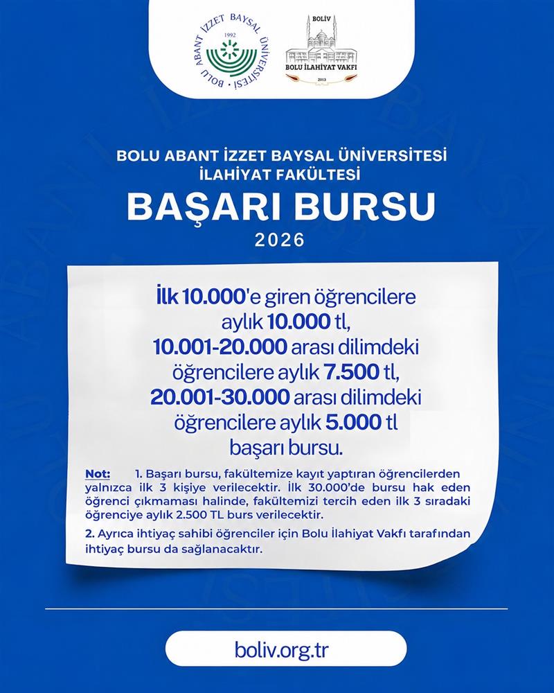 Burs Duyurusu