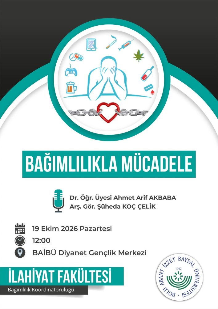 Bağımlılıkla Mücadele Programı Afişi